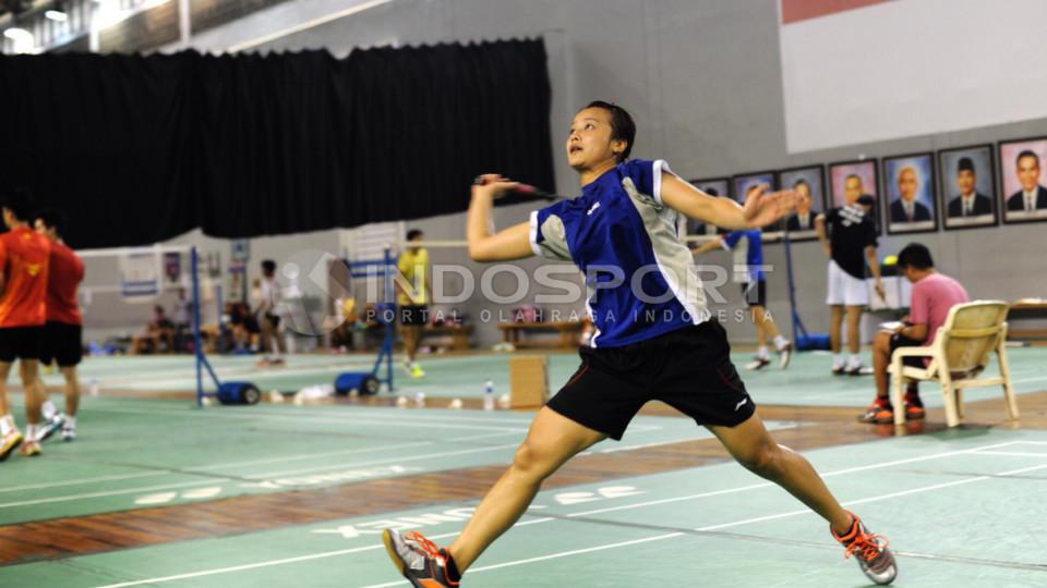Pebulutangkis Indonesia, Hanna Ramadhini‏ terus menempa diri agar tampil maksimal di BCA Indonesia Open 2015.